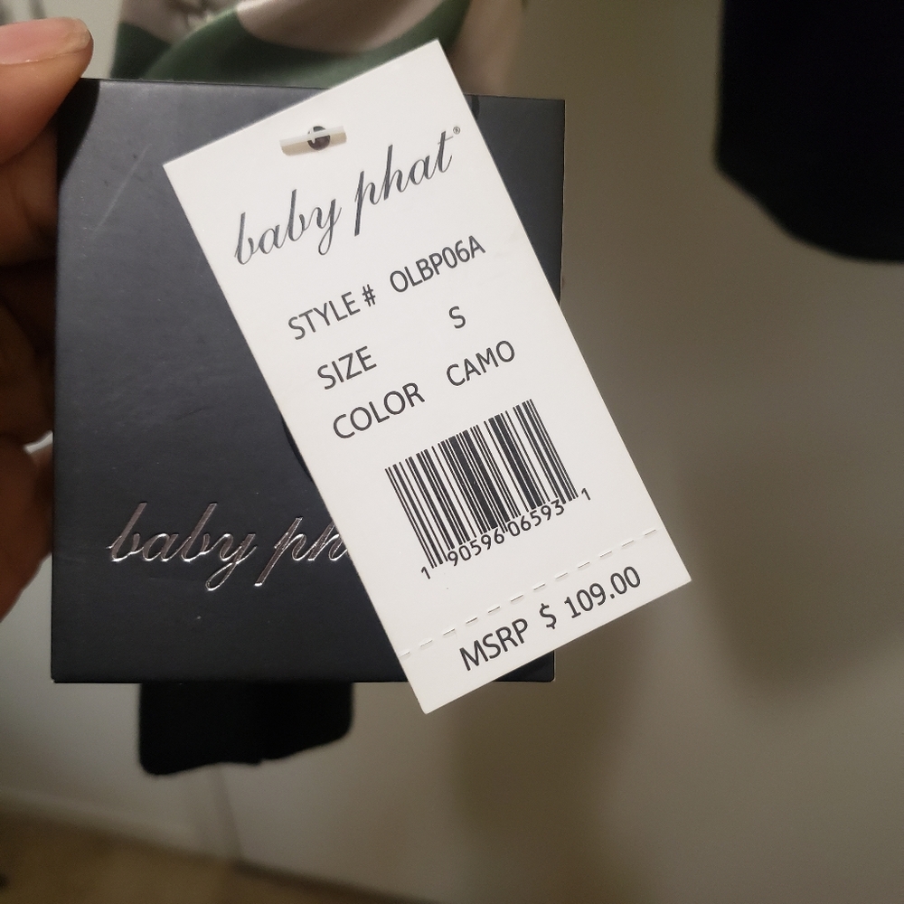 Baby Phat Camo & Gold Details Bomber Jacket - Picture 3 of 5